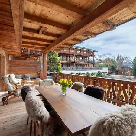 Apartment 4br Stylish With Sauna And Pool Verbier